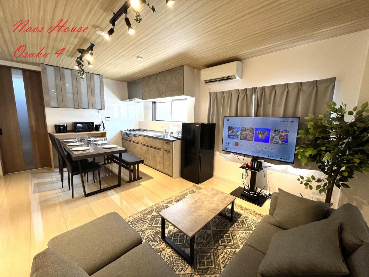 Naos House Osaka 4 New Open 一軒家貸切 Villa Luaran gambar